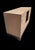 English Vintage Textured Tan Linen Covered Studded British Baker Style Colonial Storage Tv Stand Cabinet For Sale - Image 3 of 13