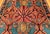 Vintage Persian Mahal Sultanabad Rug, Hand-Knotted Wool, Geometric Pattern, 4x6, Terracotta & Blue For Sale - Image 10 of 13