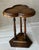 Wood Mid 20th-Century Cricket-Style Trefoil Top Pedestal Base Accent Table For Sale - Image 7 of 18
