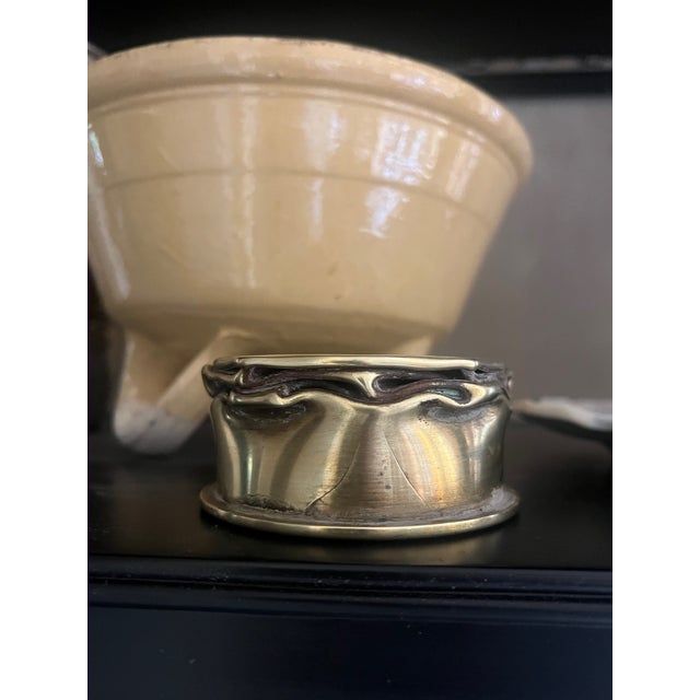 Metal Trench Art Catch All or Ash Tray, C. 1906 For Sale - Image 7 of 9