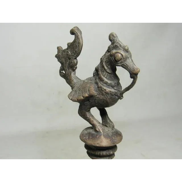 Antique Indonesian Brass Bell For Sale - Image 4 of 11