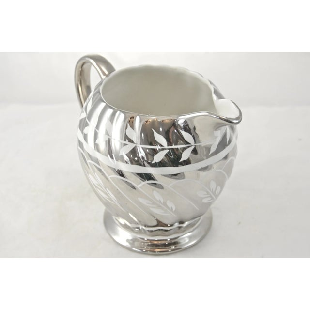 Platinum Luster Sadler English Pitcher For Sale - Image 4 of 6