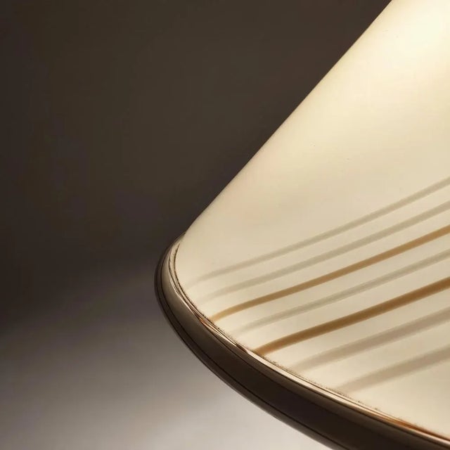 Italian Murano Glass Table Lamp by Venini, 1970s For Sale - Image 9 of 11