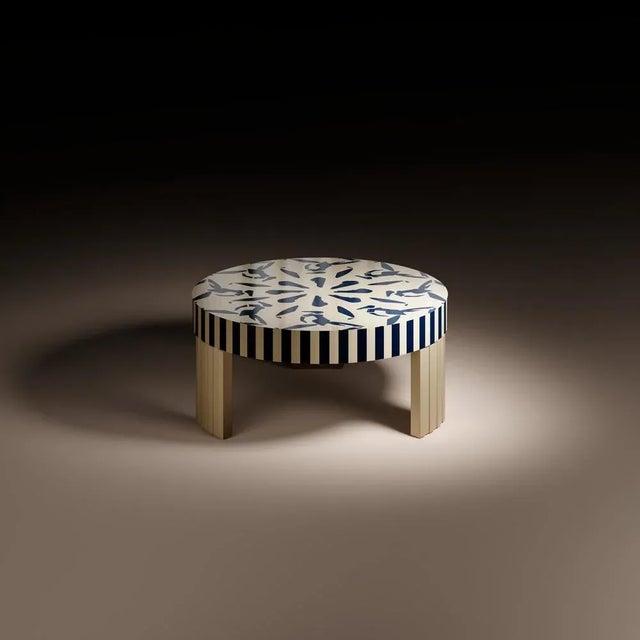 Modern Round Center Coffee Table, 2010s For Sale - Image 3 of 6