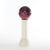 Traditional Glass Garden Gazing Globe on Pottery Pedestal 20thC For Sale - Image 3 of 9