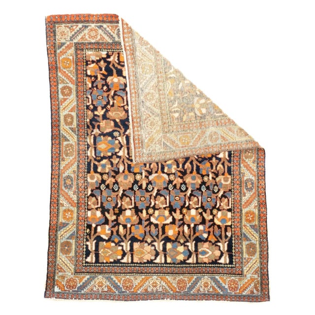 Late 19th Century Antique Malayer Rug 3'6'' x 4'8'' For Sale - Image 5 of 12