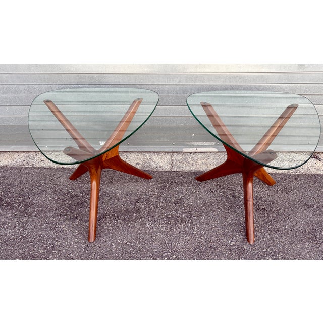 A Pair of Vintage Mid Century Modern Adrian Pearsall for Craft Associates Side Tables . Circa 1960s For Sale - Image 13 of 18