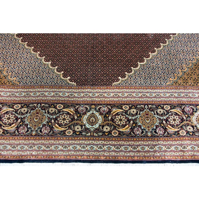 Vintage Persian Tabriz Rug For Sale - Image 10 of 15