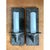 Vintage Frosted Glass and Metal Wall Sconces - A Pair For Sale - Image 9 of 12