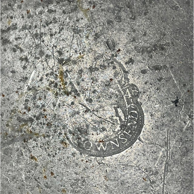 Up for sale is a huge antique 18th century hand forged pewter centerpiece bowl made by John Townsend London. It's forged...