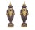 A Large Pair of French Ormolu-Mounted Egyptian Porphyry Vases, The gilt mounts 19th Century, the Porphyry, circa 1700's....