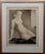 Louis Icart 1932, Seated Female Nude W/Black Shawl-Original Etching Hand Colored Etching/Aquatint On Paper Under...