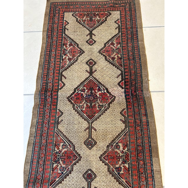 Early 20th Century Antique Sarab Runner Rug - 2′10″ × 15′8″ For Sale - Image 9 of 11