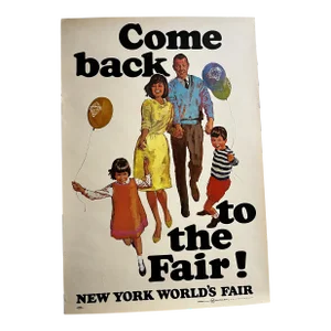 1965 New York World's Fair Original Poster