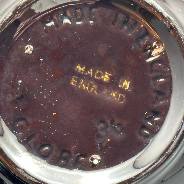 Vintage Globe Pottery Brown Striped Teapot Made in England For Sale - Image 9 of 9