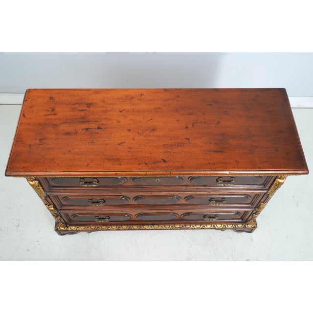 Wood Pair Francesco Molon Italian 3 Drawer Chest Dressers For Sale - Image 7 of 18