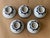 1990s 1990s Early Chinese Translucent Rice Grain Dragon Pattern Jindezhen Wan Yu Mark Bowls - Set of 5 For Sale - Image 5 of 8