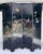 Black Asian Coromandel Black Lacquer Double-Sided Folding Floor Screen For Sale - Image 8 of 12