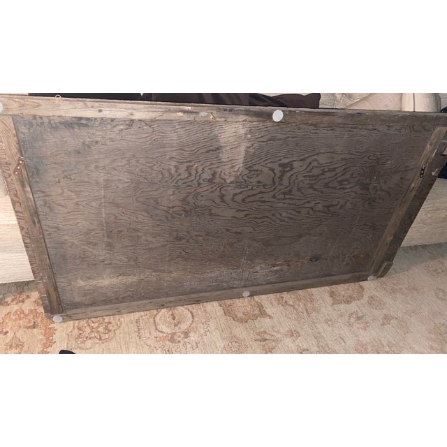 Yellow Monumental Antique Folk Art Carnival Double Target Game Board For Sale - Image 8 of 8