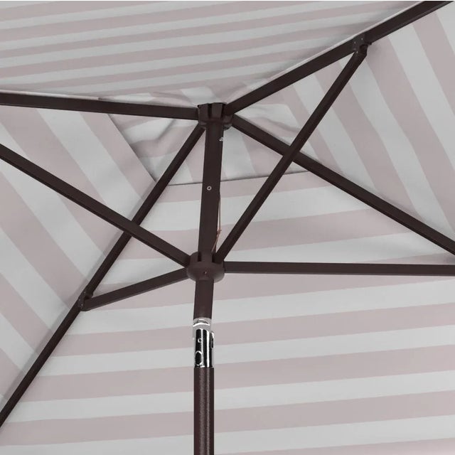 Iris 7.5 Square Umbrella - Gray/White For Sale - Image 4 of 4