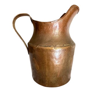 Vintage Mis 1900s Copper Pitcher For Sale