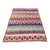 Handmade Area Vintage Turkish Kilim Rug Boho 67"x85" For Sale