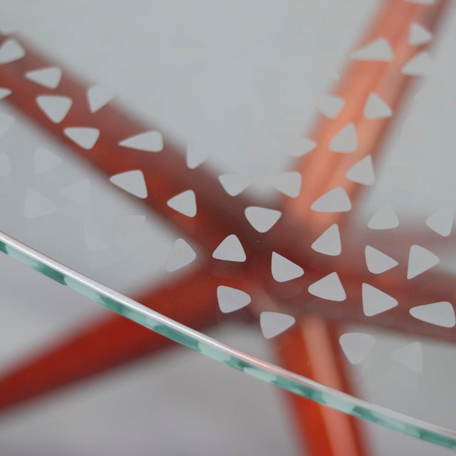 Mid-Century Modern Vintage Star-Shaped Side Table, 1960s For Sale - Image 3 of 9