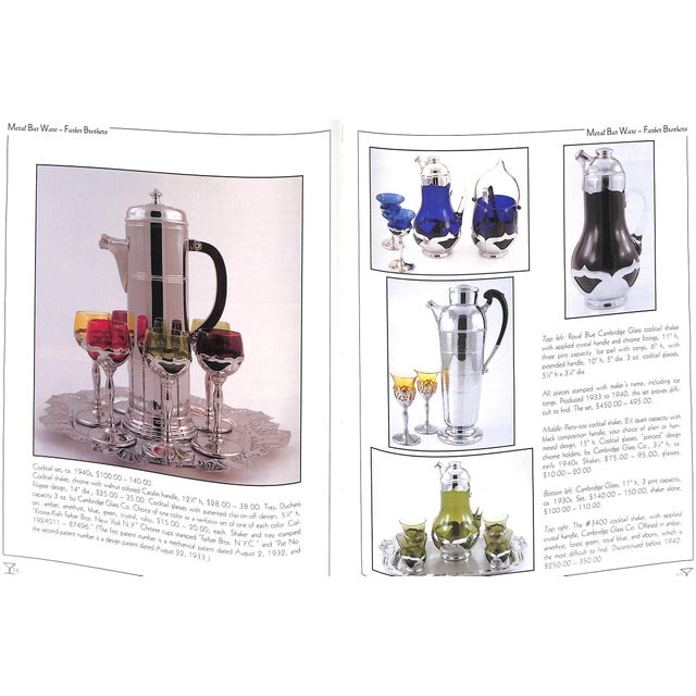 1990s "Vintage Bar Ware: Identification & Value Guide" 1997 Visakay, Stephen For Sale - Image 5 of 10