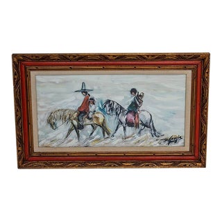 Ted De Grazia Navajo Family Framed Art For Sale