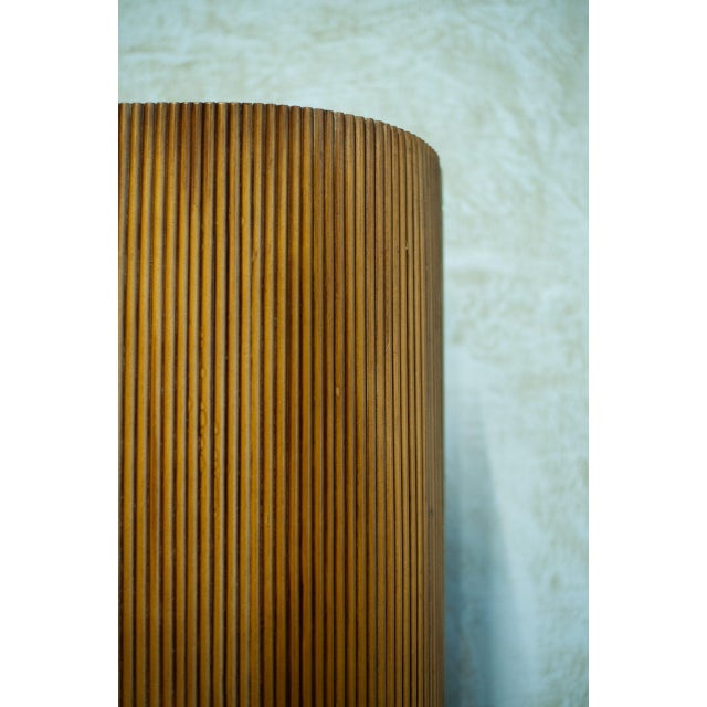 Bamboo Wardrobe Cabinet with Illustrations, Italy, 1950 For Sale - Image 6 of 15