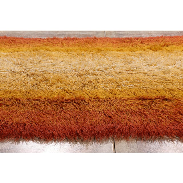 Vintage Greek Flokati Rug, 06'02 X 07'08 For Sale - Image 9 of 10