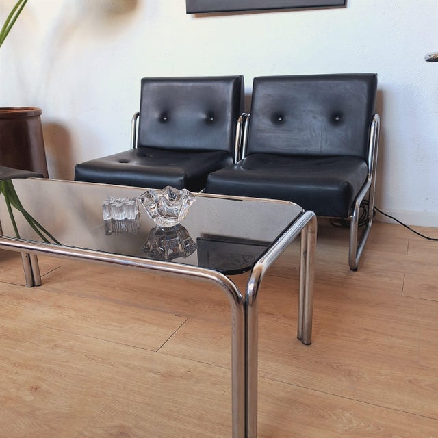 Metal Vintage Armchairs from Soto Leon, Spain, 1965, Set of 3 For Sale - Image 7 of 16