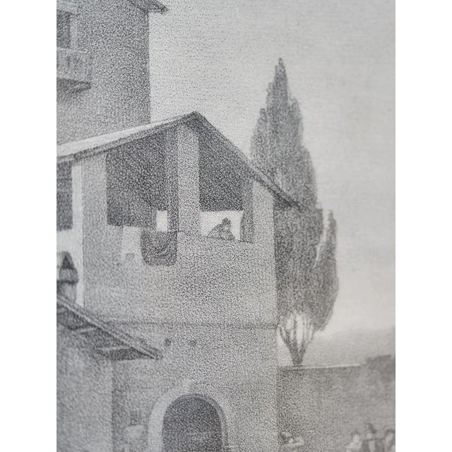 Lithograph Scene from the Roman October Festival, Marstrand 1841, Hanfstaengl Dresden For Sale - Image 10 of 14