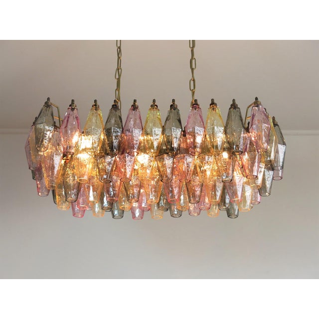Murano Poliedri Chandelier by Carlo Scarpa, 1990 For Sale - Image 16 of 18