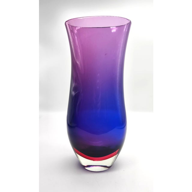 Sommerso Vase by Flavio Poli for Seguso Vetri d'Arte, 1950s For Sale - Image 6 of 6