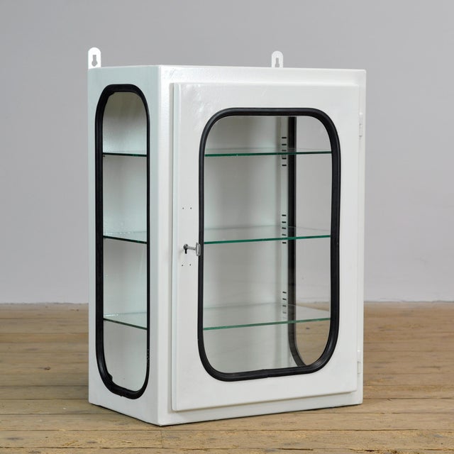 Vintage Medical Display Cabinet, 1975 For Sale - Image 11 of 11