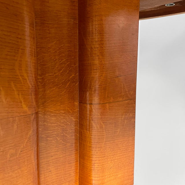 Art Deco Italian Wood and Beige Parchment Dining Table, 1930s For Sale - Image 14 of 18