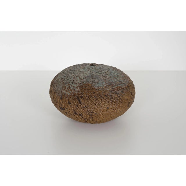Textured Porcupine vase, stamp on underside.