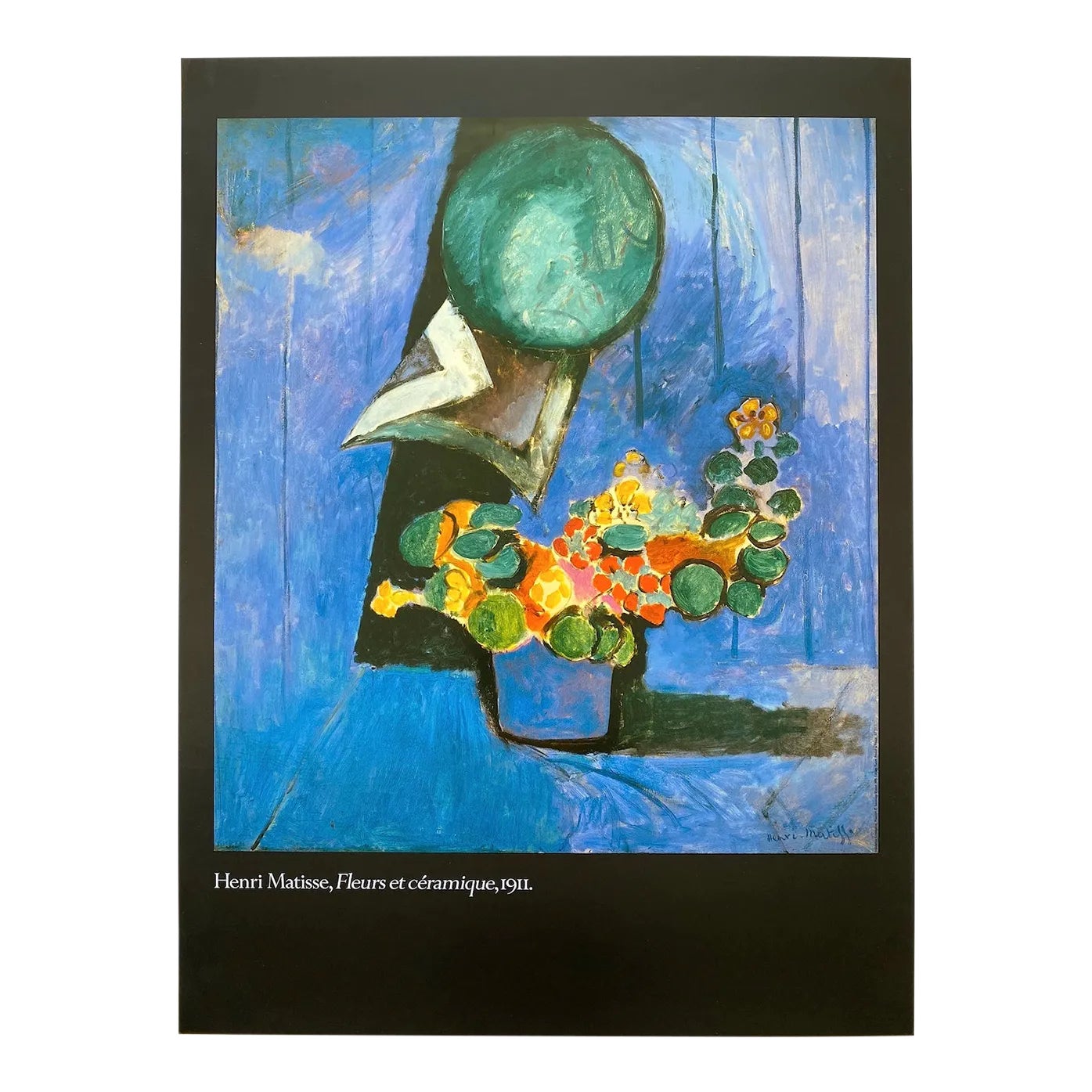 Matisse マティス Fleurs, Feuillages, Dessins Henri Matisse Vintage 1990 Lithograph Print Modernist French