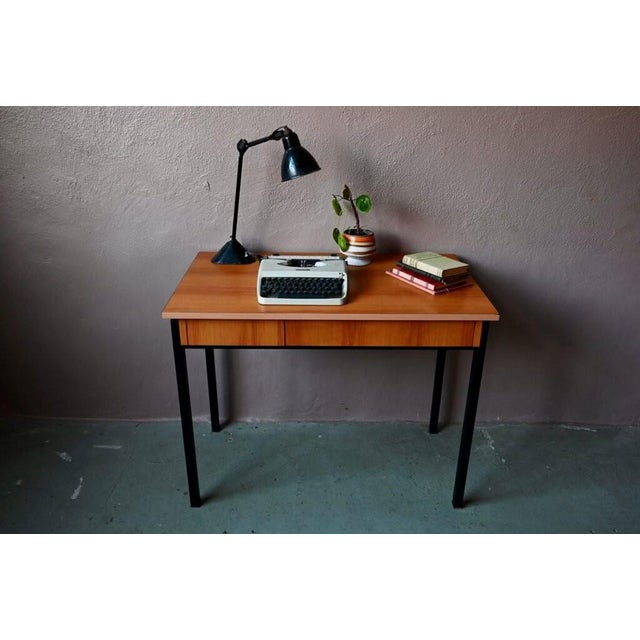 Vintage Modernist Minimalist Desk, 1960s For Sale - Image 15 of 15