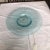 Sky Blue 1990s Round Glass Sky Blue Platter - Table Top For Sale - Image 8 of 10