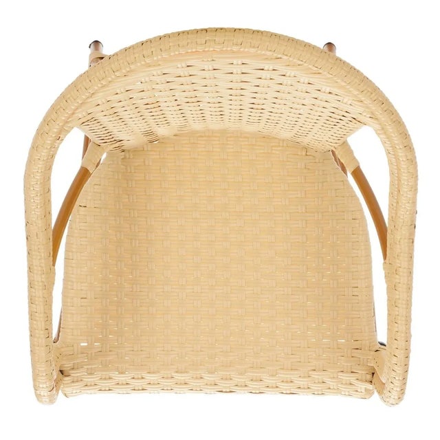 California Barstool with Arms - Natural For Sale - Image 9 of 12