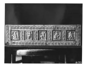 Osvaldo Böhm, Byzantine Relief in Venice, Vintage Photo, Early 20th Century