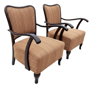 Art Deco Chairs by Jindrich Halabala, 1920s, Set of 2