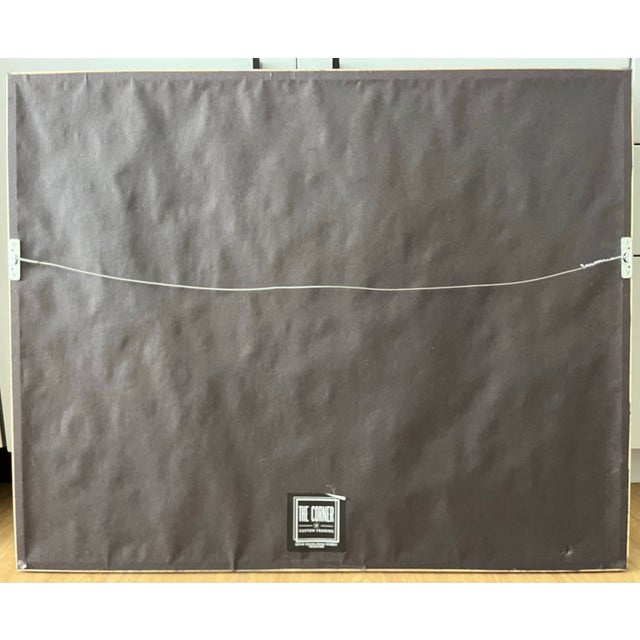 Abstract Late 20th Century Large Mid Century Abstract Painting For Sale - Image 3 of 4