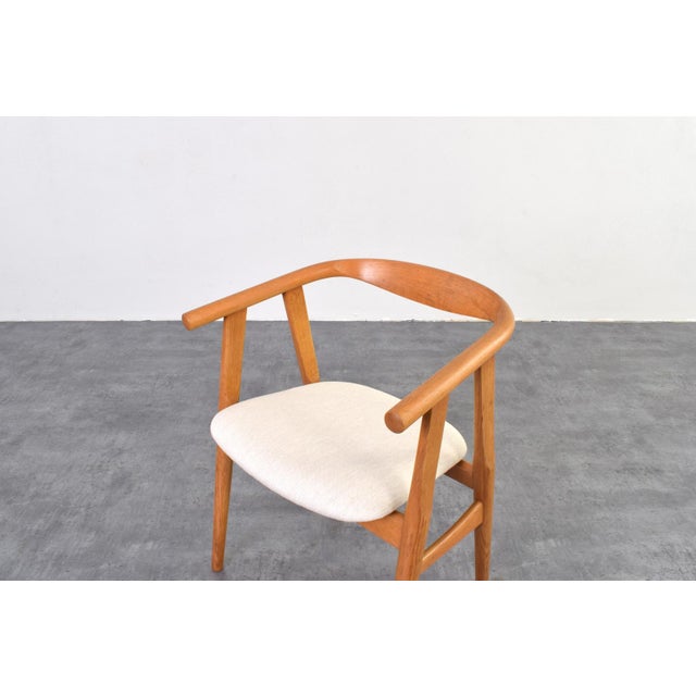 Mid-Century Oak Dining Chair by Hans Wegner for Getama, 1970s For Sale - Image 9 of 12