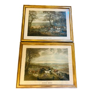 The Essex Hunt by Dean Wolstenholme (1757 - 1837), Pair For Sale