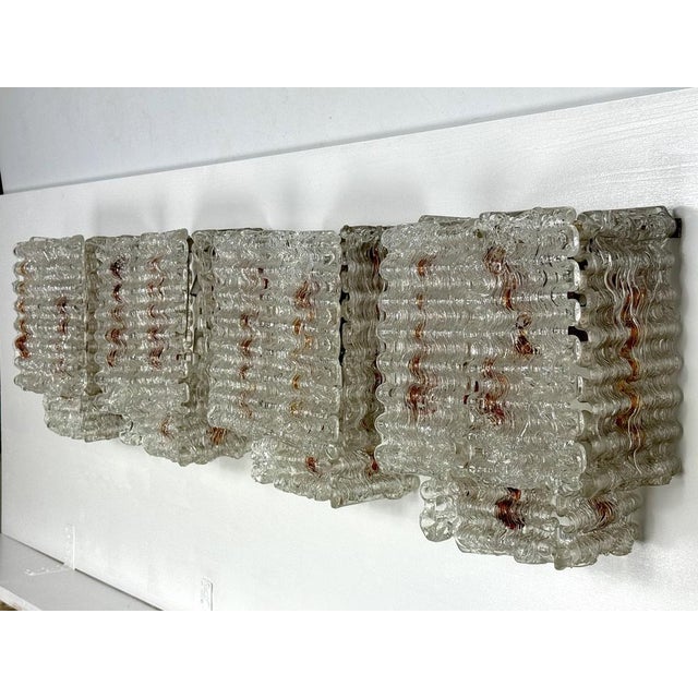 Large Wall Lamps in Murano Glass by Poliarte, 1970s, Set of 4 For Sale - Image 13 of 18