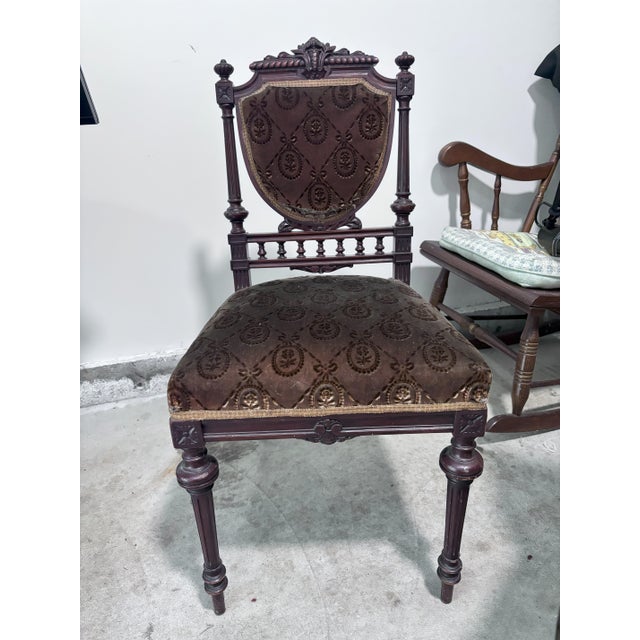 Late 19th Century Late 19th Century Louis XIV Style Chairs For Sale - Image 5 of 12