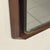 Mid-Century Modern Rectangular Wall Mirror with Wooden and Brass Frame, 1950s For Sale - Image 3 of 10